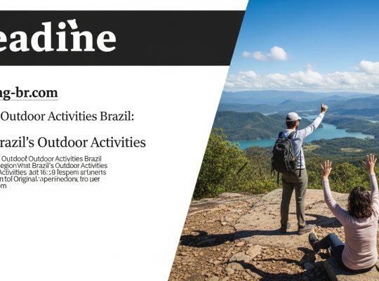 Brazilian campers at a lush forest riverside campsite at sunrise.