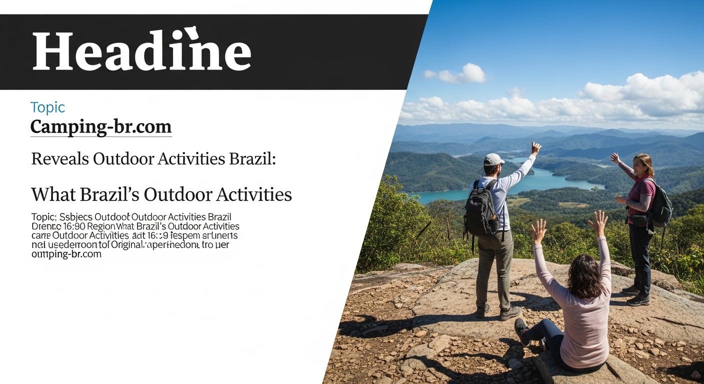 Brazilian campers at a lush forest riverside campsite at sunrise.