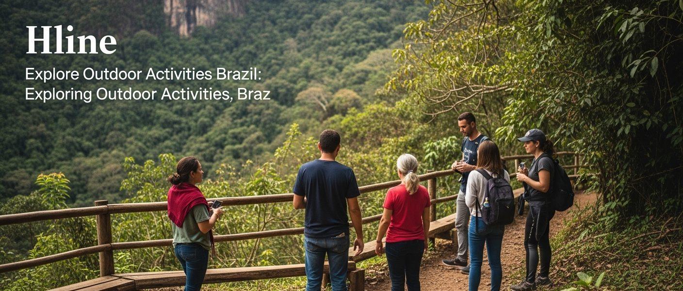 Dawn over a Brazilian campsite by a river with forest and mountains.