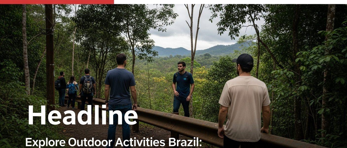 Brazilian outdoor activities landscape for campers