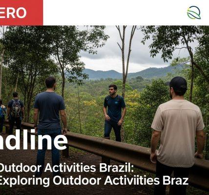 Brazilian outdoor activities landscape for campers