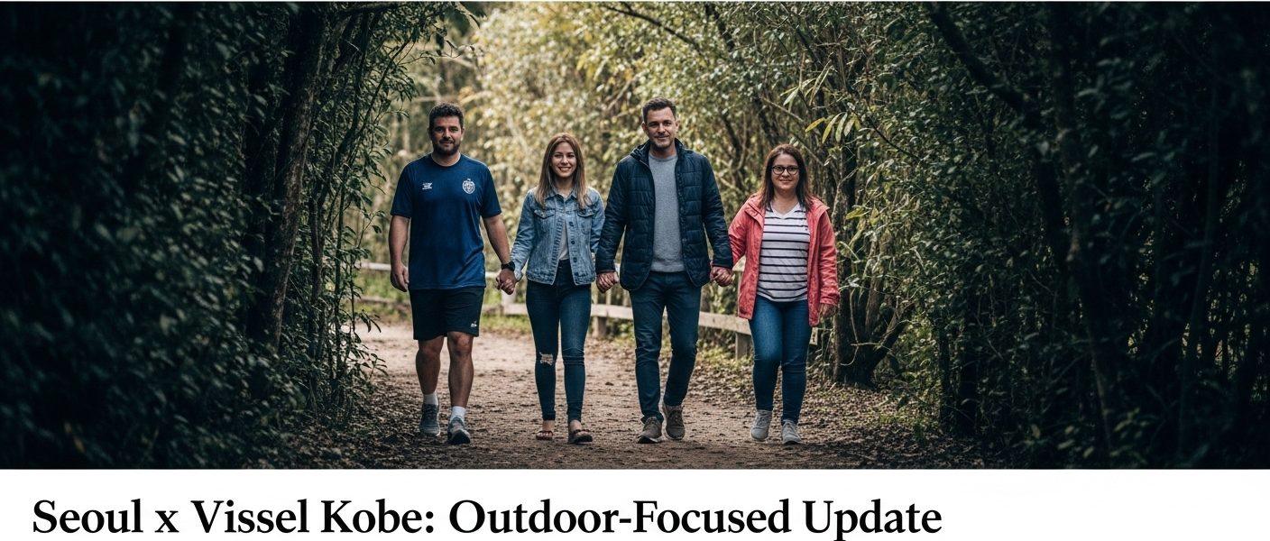 Camping near a football stadium for Seoul x Vissel Kobe match