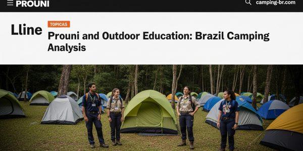 Family camping by a river at sunset in Brazil, with tents and a campfire.
