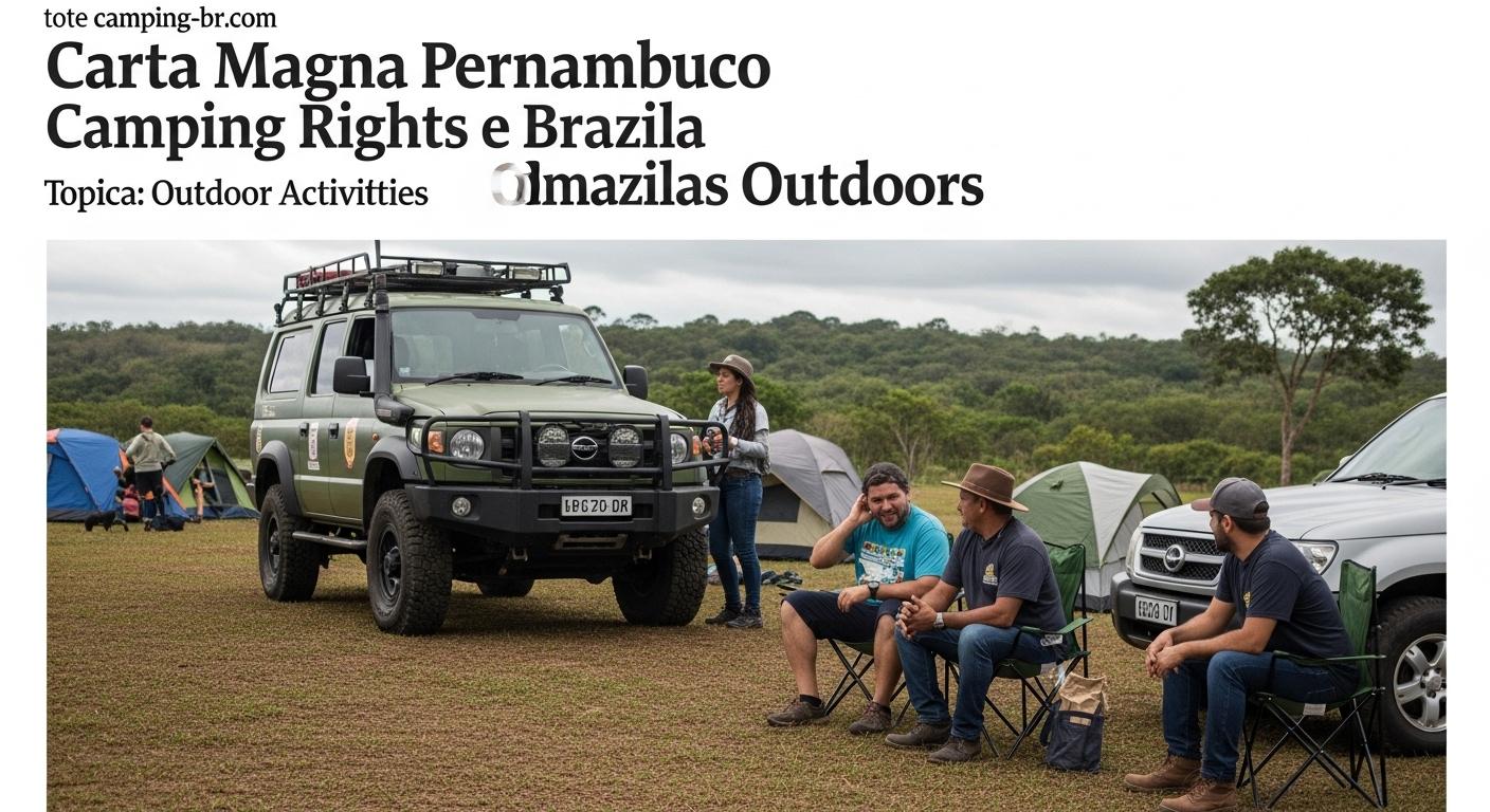 Carta Magna Pernambuco: Camping Rights and Brazil’s Outdoors